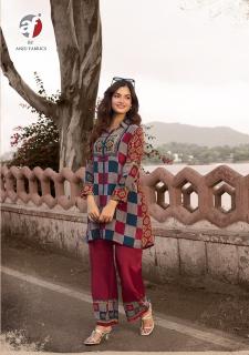 Anju fabrics fusion vol 6 coord set womens wholesale clothing suppliers